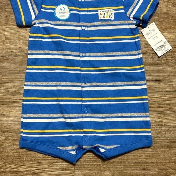 CARTERS Striped Puppy Romper - Picture 5 of 7